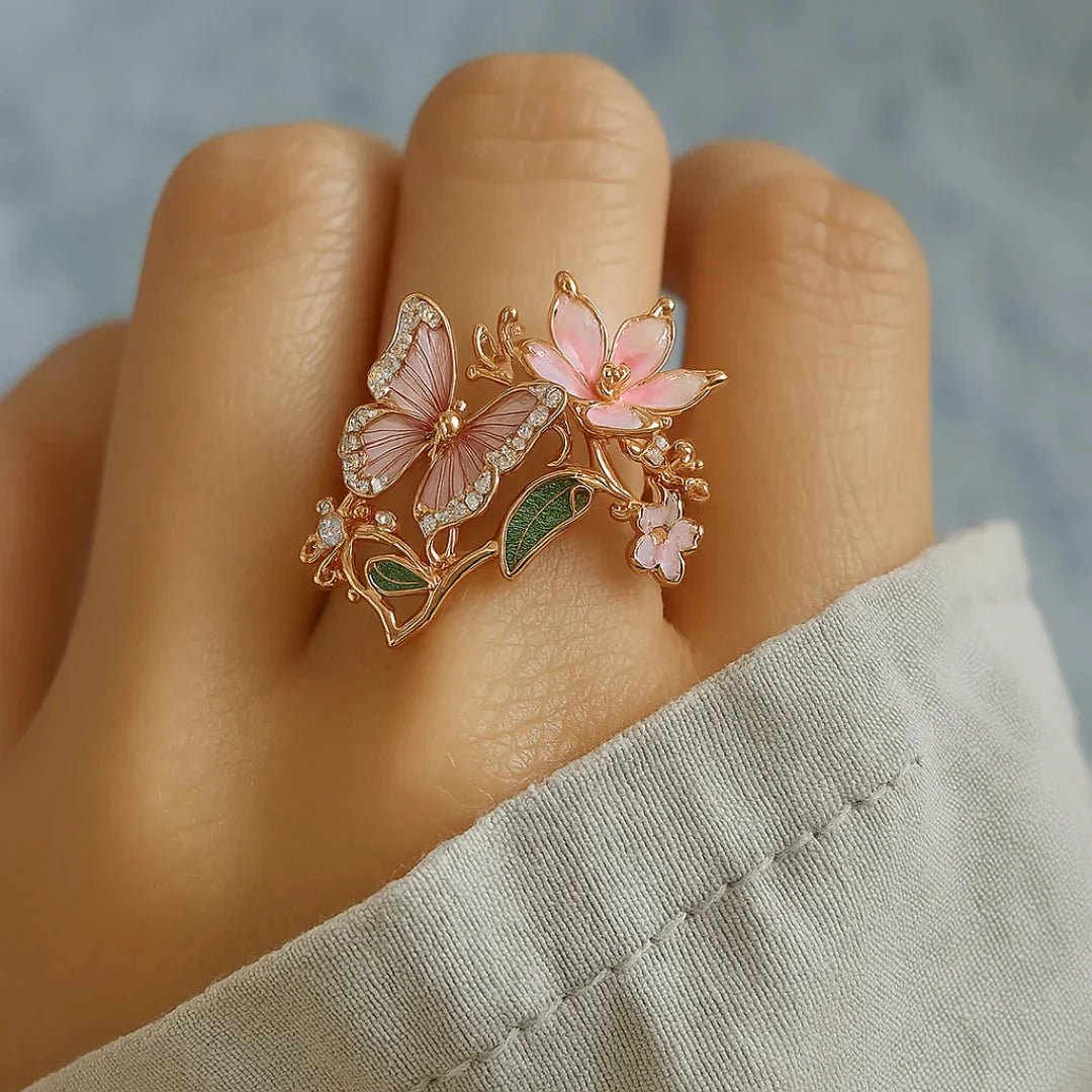VIVILY | Strahlender Schmetterling Zirkonia Ring