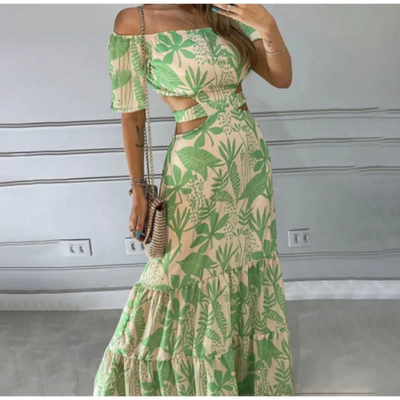 Veronika™ | Elegantes Midi Kleid mit Cut-Out-Details