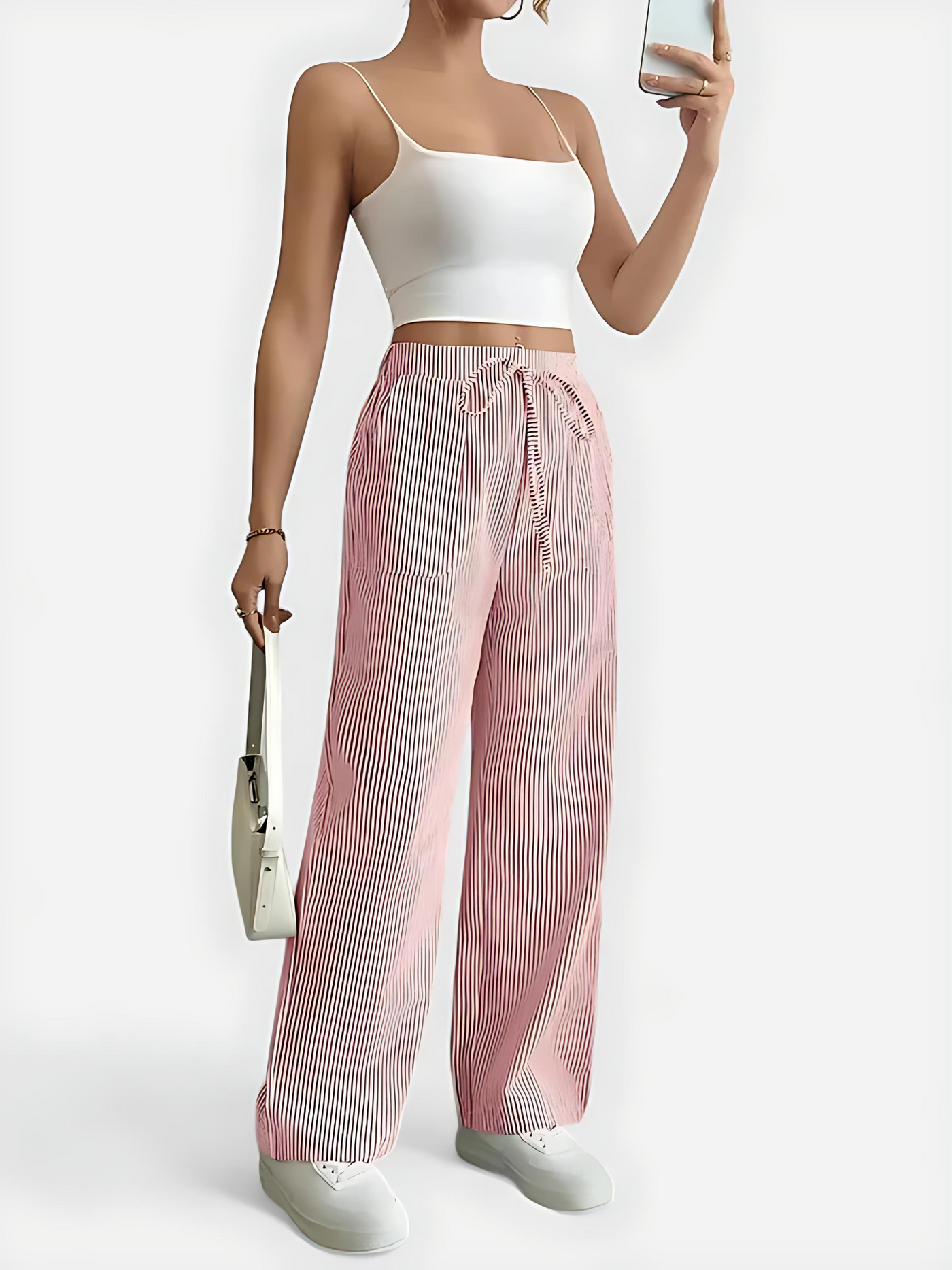Isabelle™ – Bequeme Weite Hose mit Eleganten Details