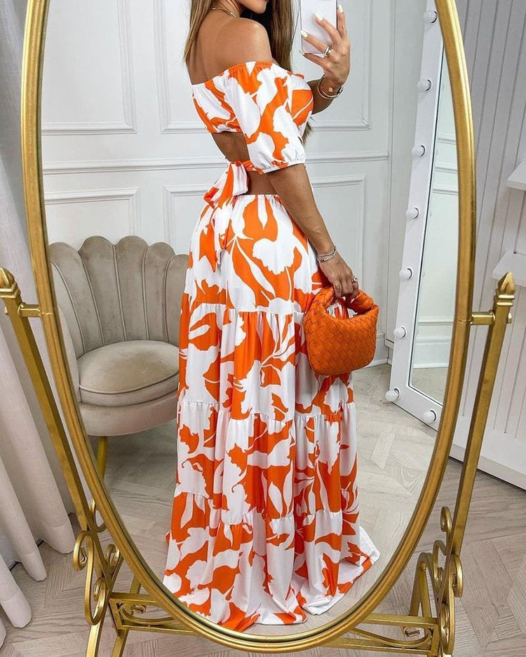 Veronika™ | Elegantes Midi Kleid mit Cut-Out-Details