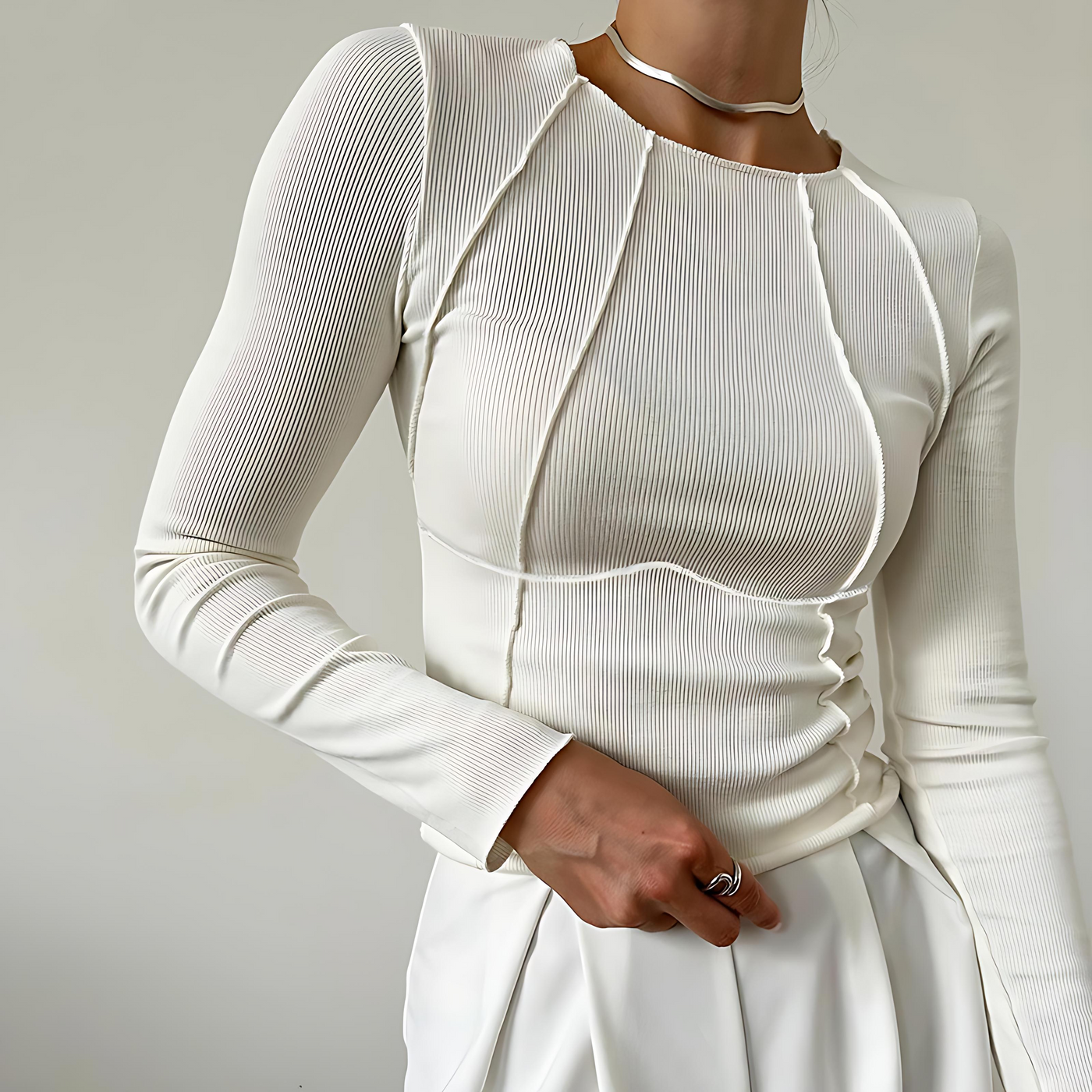 Lena™ | Bequemer Langarm-Top