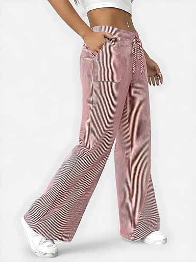 Isabelle™ – Bequeme Weite Hose mit Eleganten Details