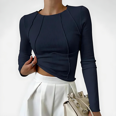 Lena™ | Bequemer Langarm-Top