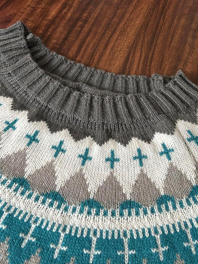 Hannelore | Island Pullover aus echter Wolle