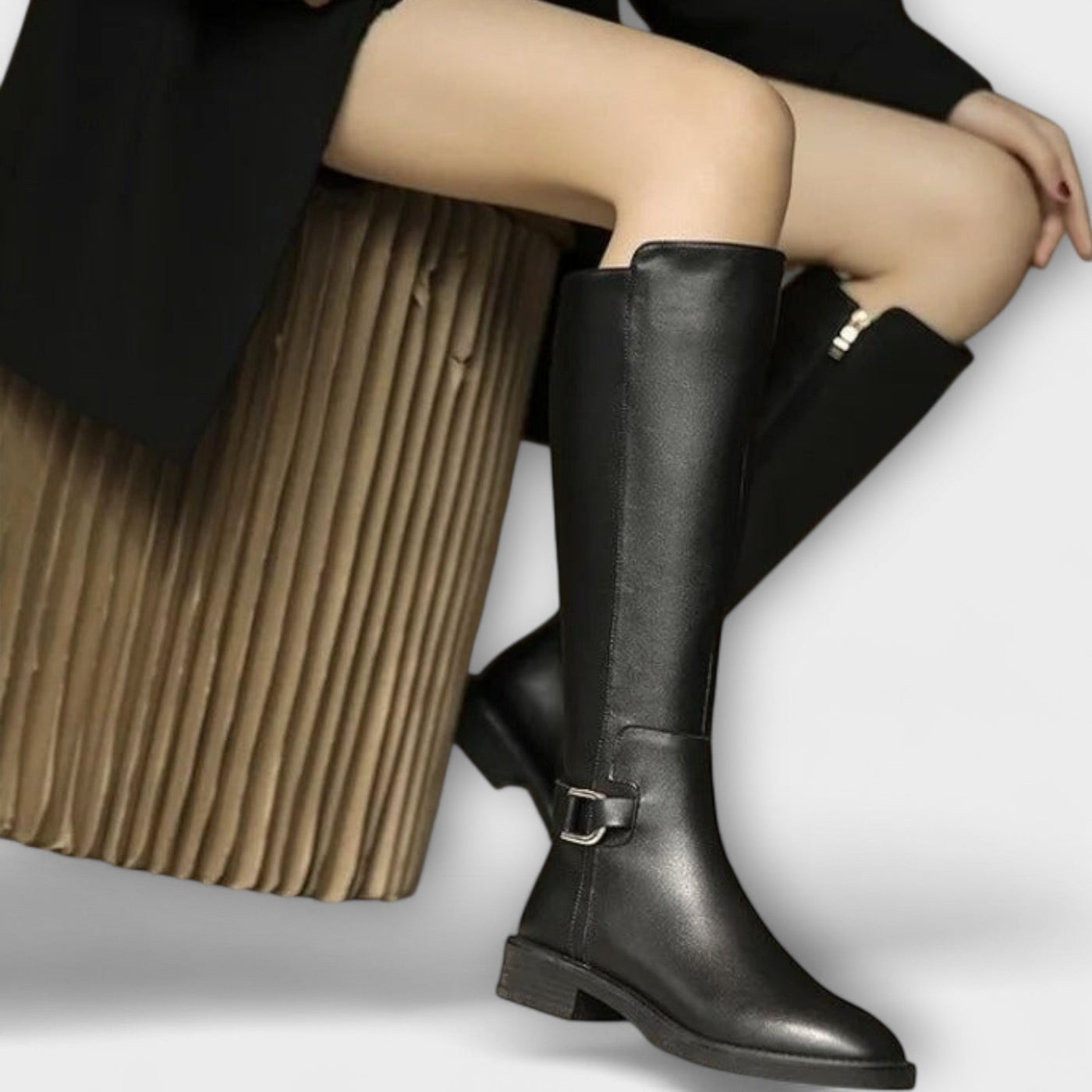 VIVILY | Lederstiefel bis zum Oberschenkel
