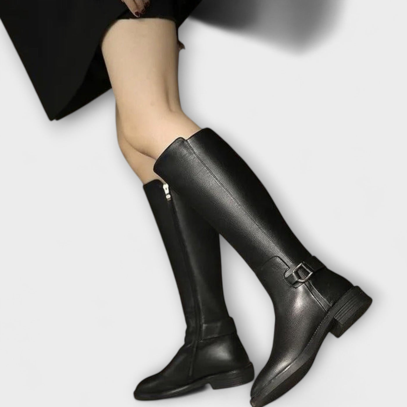 VIVILY | Lederstiefel bis zum Oberschenkel