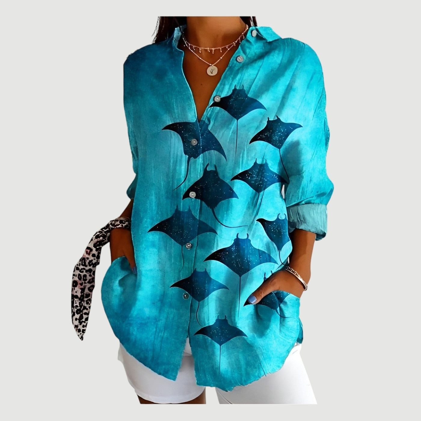Roswitha™ | Bluse mit farbenfrohem Design